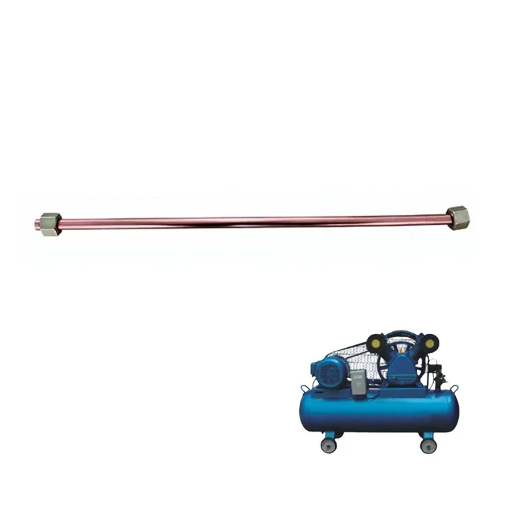 Air Compressor 10mmx400mm Exhaust Pipe Copper Plating