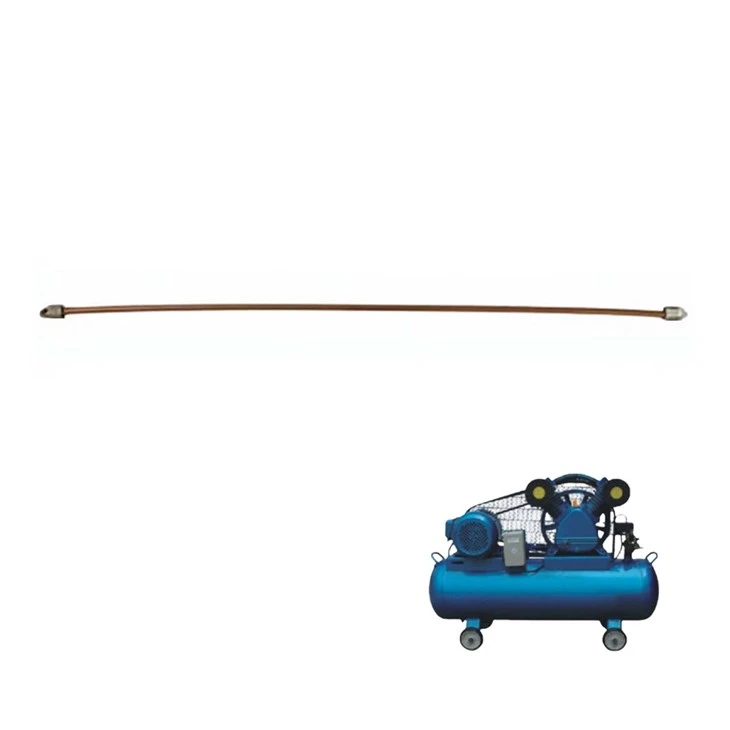 Air Compressor 6mmx800mm Exhaust Pipe Copper Plating