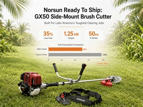 Norsun Ready To Ship: GX50 Side-Mount Brush Cutter Built For Latin America's Toughest Clearing Jobs