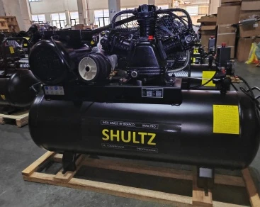 SHULTZ Industrial Air Compressors Shipped in Full Container Load To South Ame...