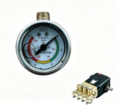 22 26 Plunger Pump Pressure Gauge