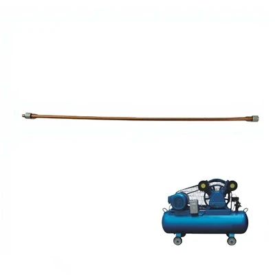 Air Compressor 6mm * 500mm Copper-plated, One Nut