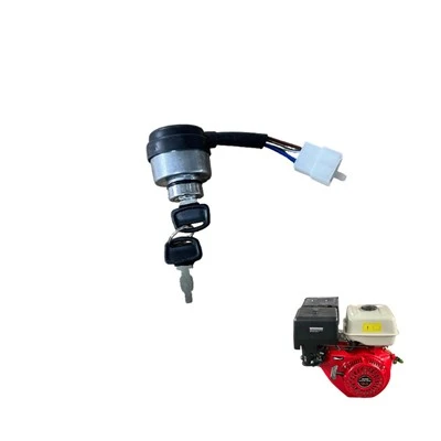 Gasoline Generator Switch Key Lock 4 Wire
